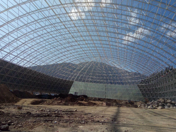 敦化干煤棚网架加工案例